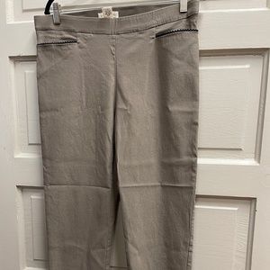 NWOT Taupe Skinny Ankle Pull On Pants